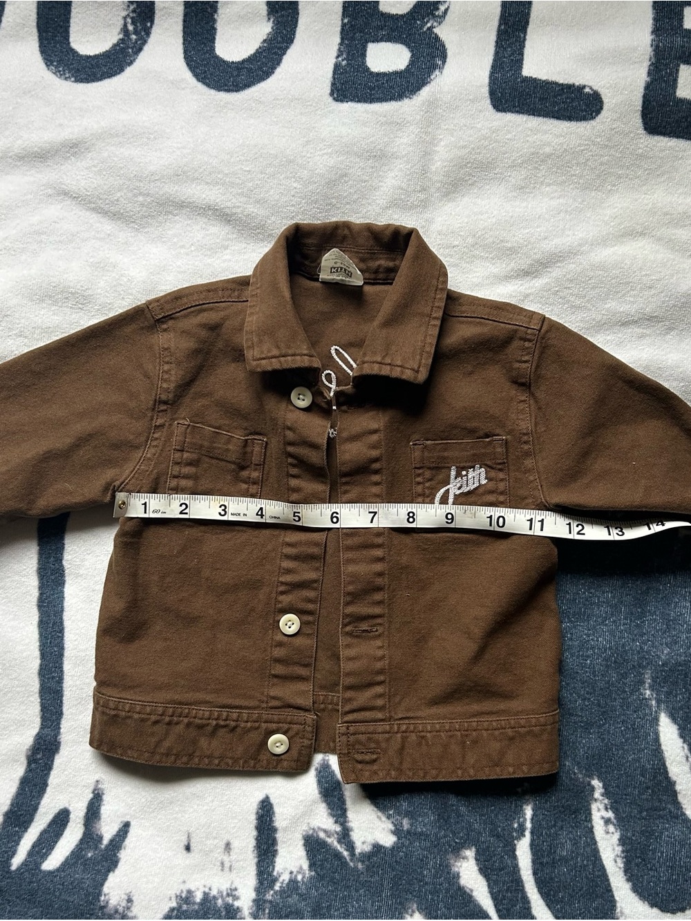 Kids Brown Button-Up Jacket by Kith & Kin - Picture 5 of 6